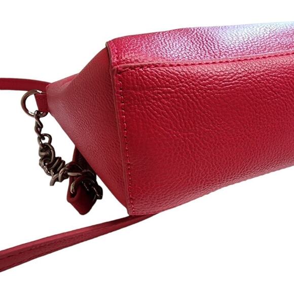 Betsey Johnson Anaya Crossbody with Scarf Hot Pink - Picture 6 of 9